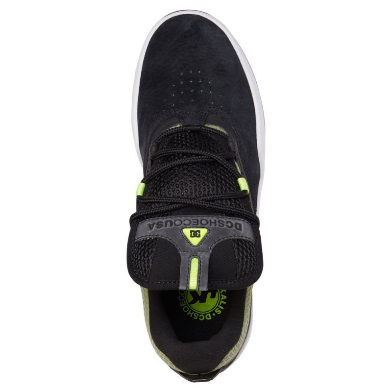 Zapatillas DC Shoes Kalis Hombre Negras Verde | JVRL-19502