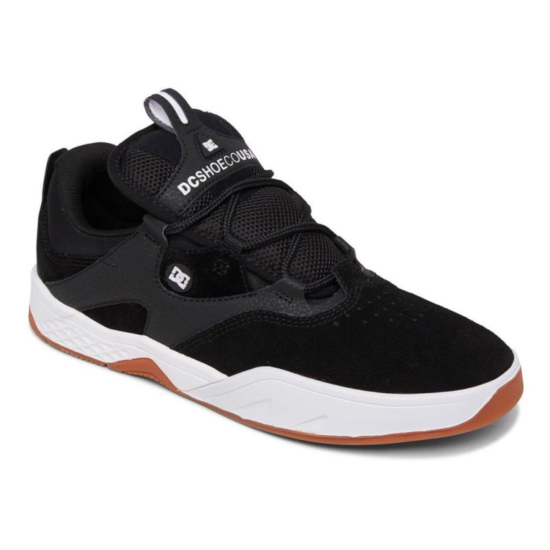 Zapatillas DC Shoes Kalis Hombre Negras Blancas | QZRP-08341