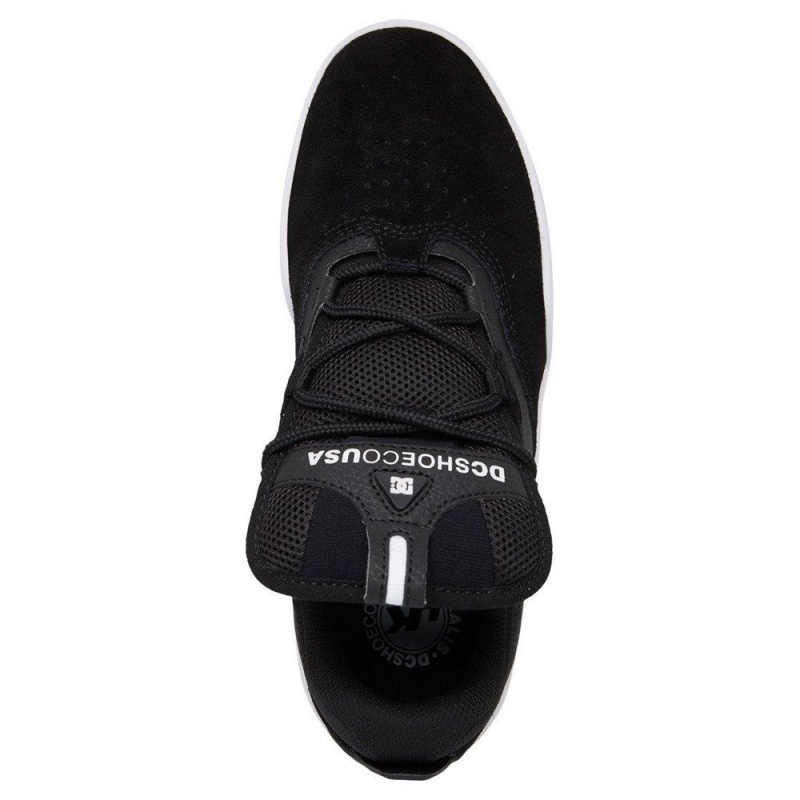 Zapatillas DC Shoes Kalis Hombre Negras Blancas | QZRP-08341