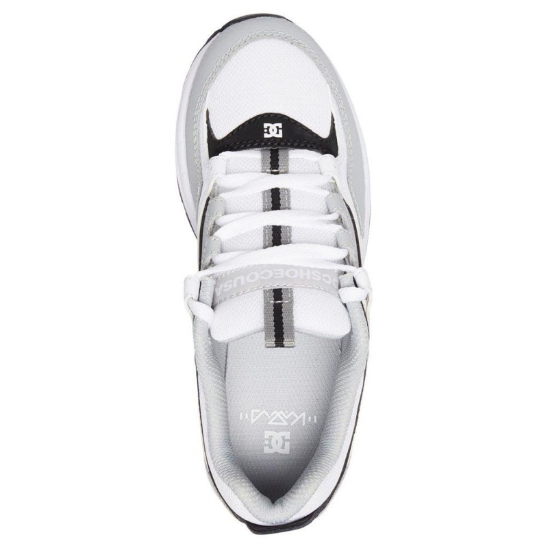 Zapatillas DC Shoes Kalis Niños Blancas Gris | BASN-90876