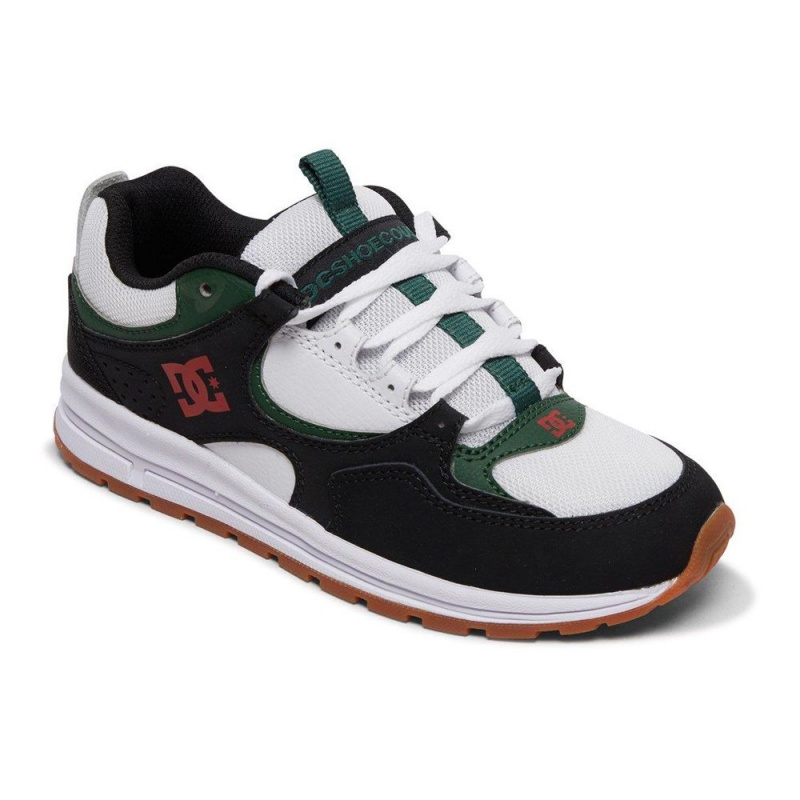 Zapatillas DC Shoes Kalis Niños Negras Blancas | NILF-53982