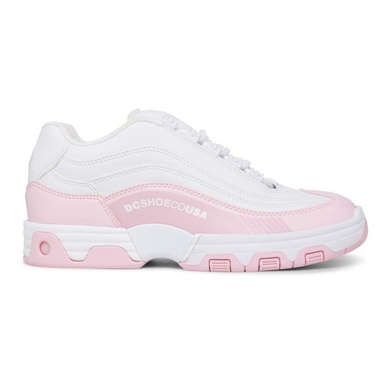 Zapatillas DC Shoes Legacy Lite Mujer Blancas Rosas | OGUZ-23891