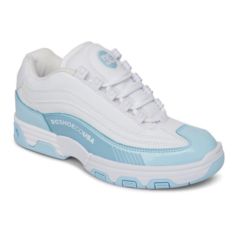 Zapatillas DC Shoes Legacy Lite Mujer Blancas Azules | PTJF-78563