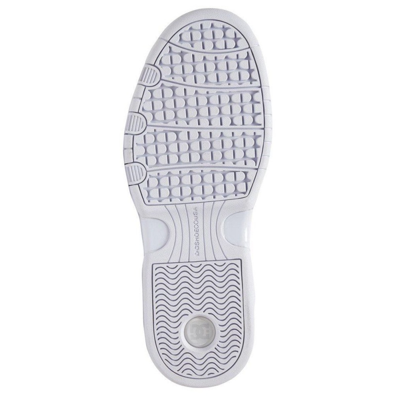 Zapatillas DC Shoes Legacy Lite Mujer Blancas Plateadas | RWEU-75460