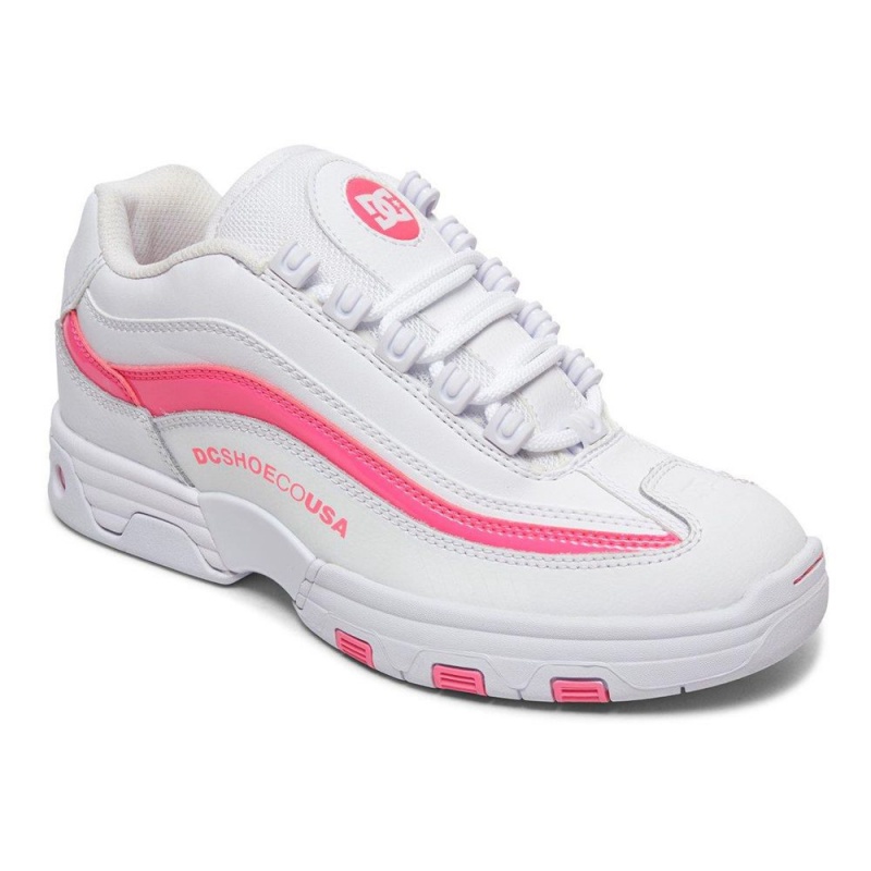 Zapatillas DC Shoes Legacy Lite Mujer Blancas Rosas | UKOE-93825