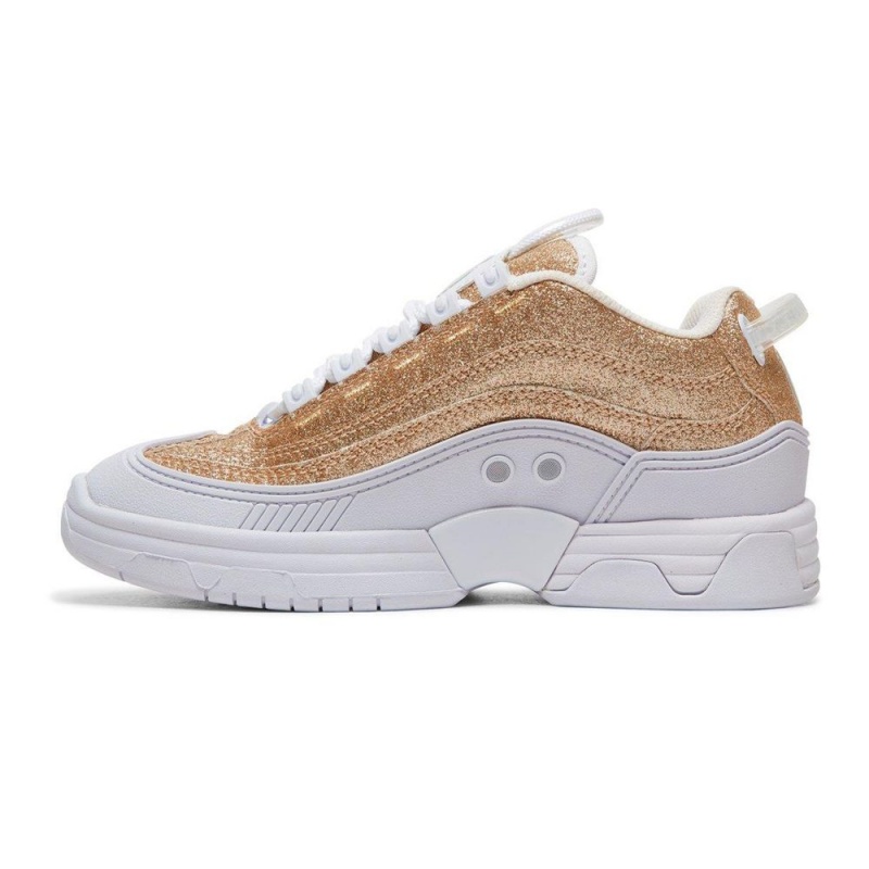 Zapatillas DC Shoes Legacy OG Mujer Doradas Blancas | CHKX-78410