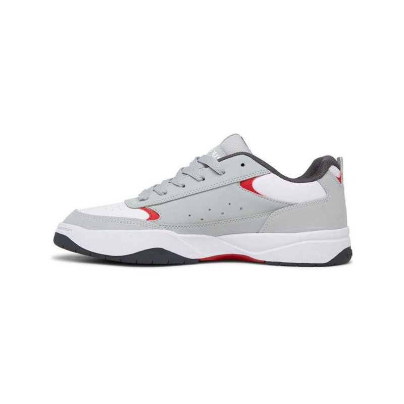 Zapatillas DC Shoes Penza Hombre Gris Blancas | ELDZ-46291