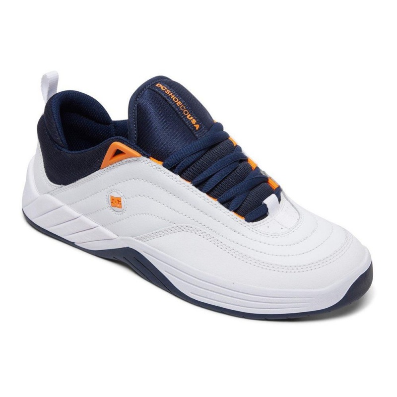 Zapatillas DC Shoes Williams Slim Hombre Blancas Azul Marino | JXAR-53974