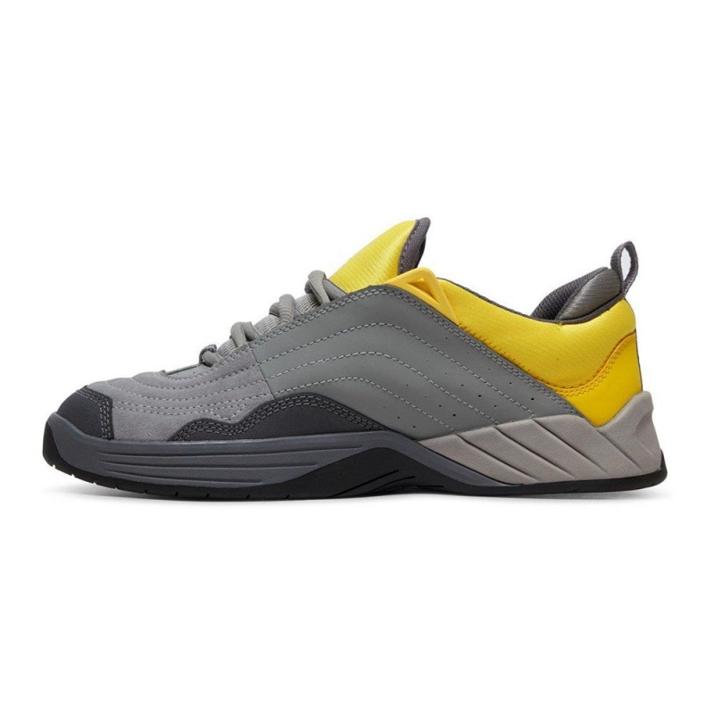 Zapatillas DC Shoes Williams Slim Hombre Gris Amarillo | DLEY-97312