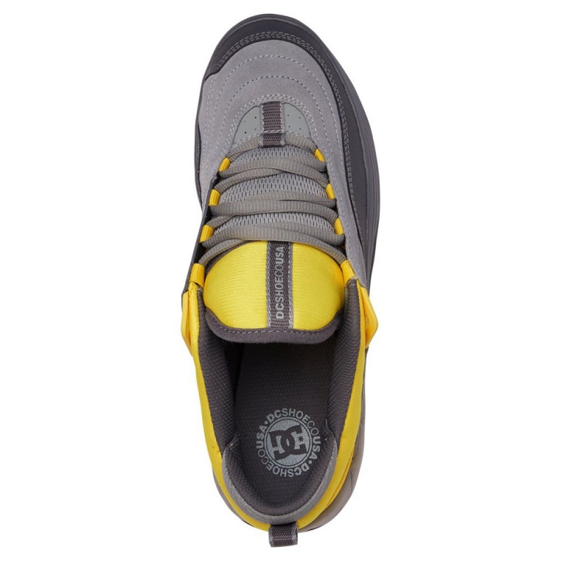 Zapatillas DC Shoes Williams Slim Hombre Gris Amarillo | DLEY-97312