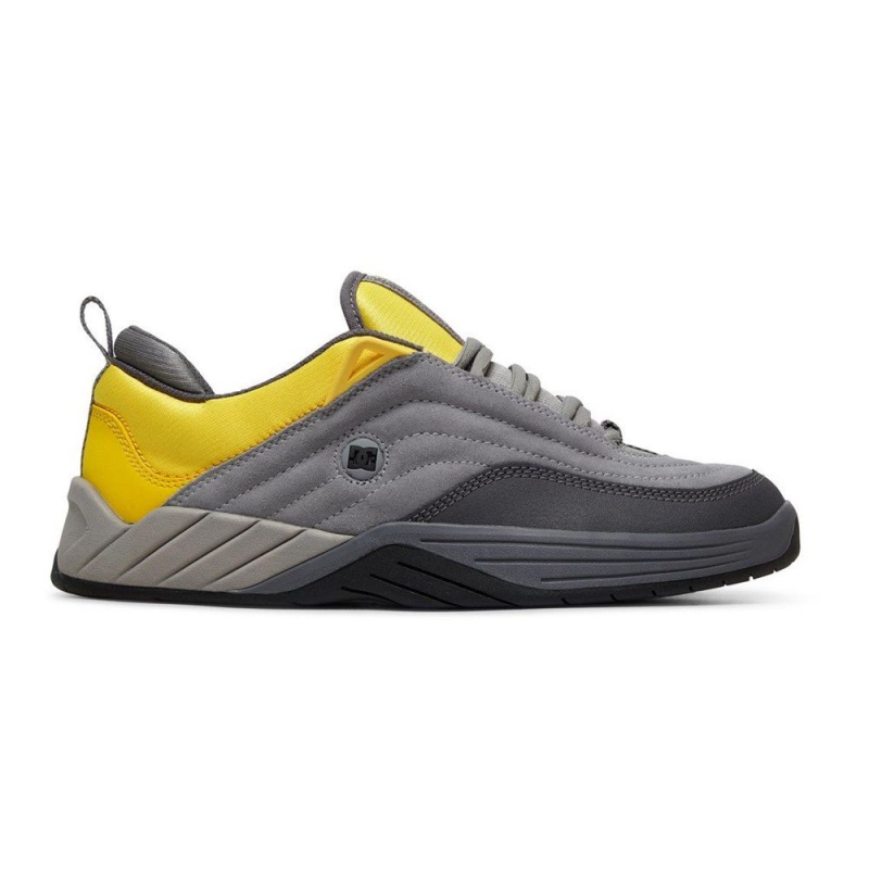 Zapatillas DC Shoes Williams Slim Hombre Gris Amarillo | DLEY-97312