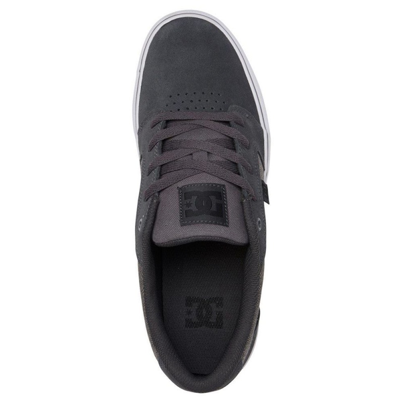 Zapatillas Skate DC Shoes Anvil Hombre Gris Negras | TAMU-37509