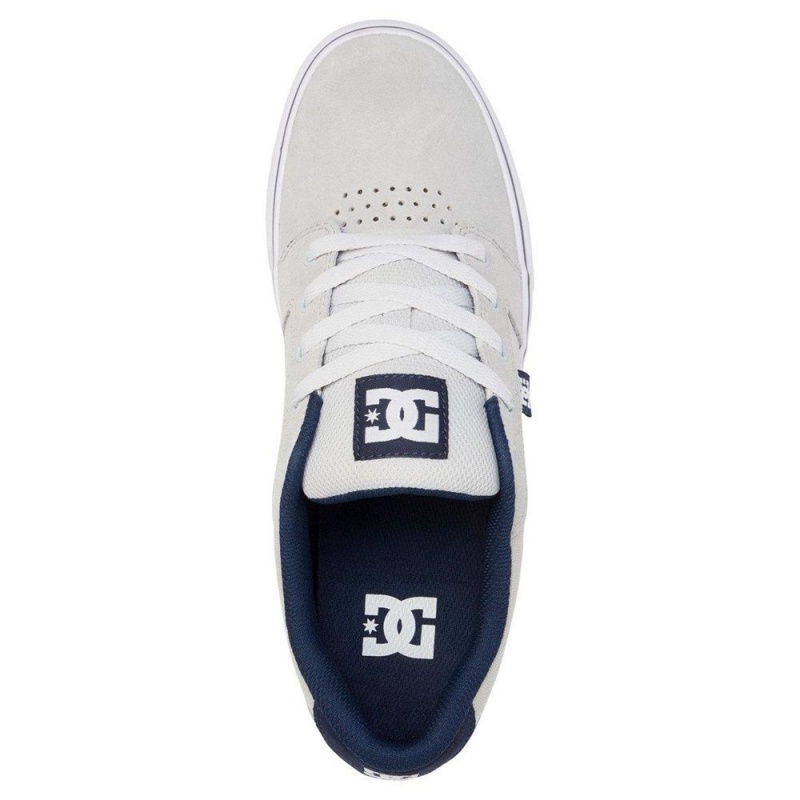 Zapatillas Skate DC Shoes Anvil Hombre Gris Azules | IZOD-83751