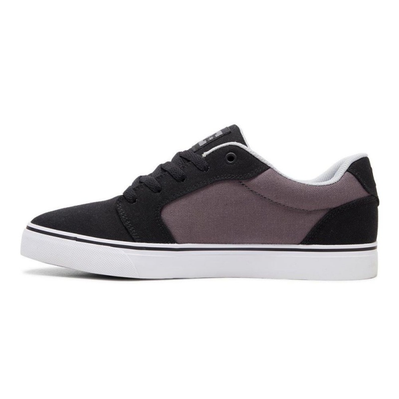 Zapatillas Skate DC Shoes Anvil Hombre Negras Gris | FUKR-39182