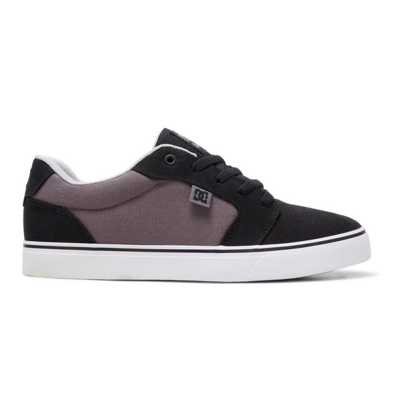 Zapatillas Skate DC Shoes Anvil Hombre Negras Gris | FUKR-39182