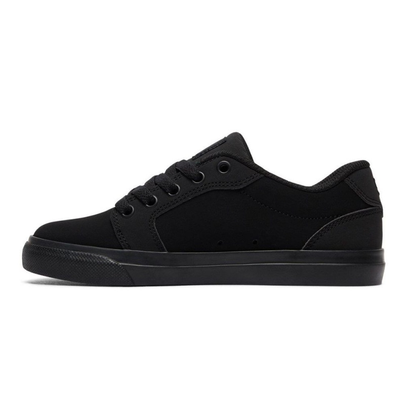 Zapatillas Skate DC Shoes Anvil Niños Negras | JZDA-13924