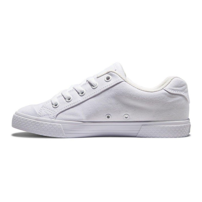 Zapatillas Skate DC Shoes Chelsea Mujer Blancas | UJEK-16934