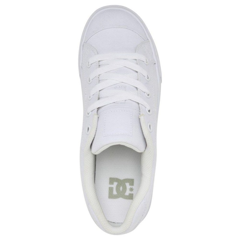 Zapatillas Skate DC Shoes Chelsea Mujer Blancas | UJEK-16934