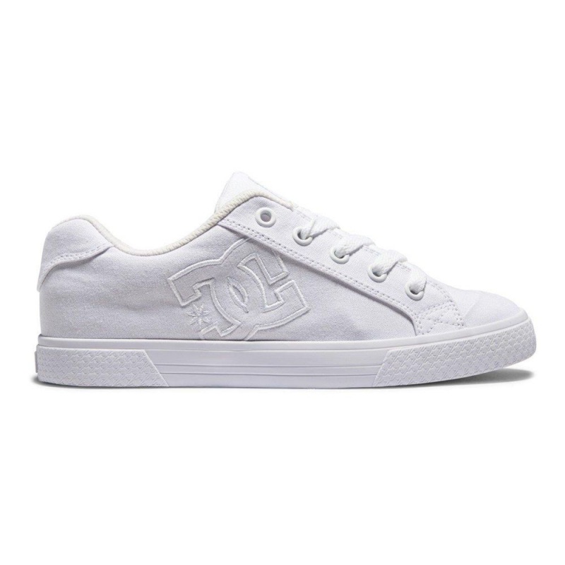 Zapatillas Skate DC Shoes Chelsea Mujer Blancas | UJEK-16934