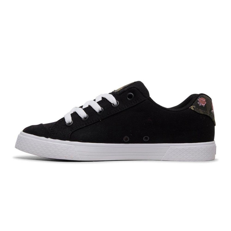 Zapatillas Skate DC Shoes Chelsea Mujer Negras Rosas | JZON-87350