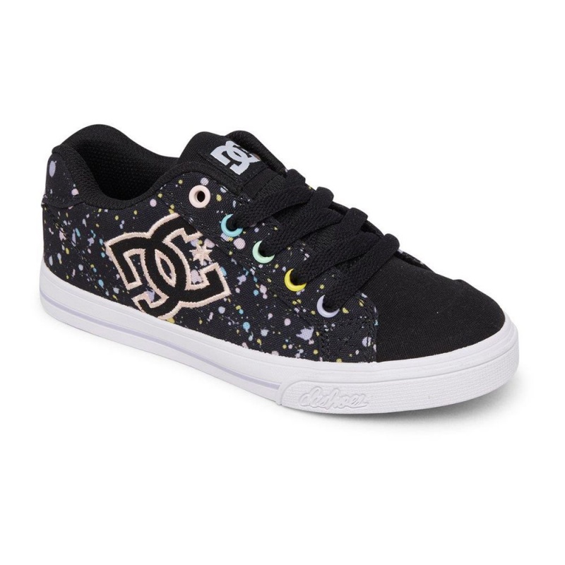 Zapatillas Skate DC Shoes Chelsea Niños Negras Multicolor | UITX-97165