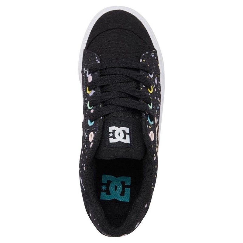 Zapatillas Skate DC Shoes Chelsea Niños Negras Multicolor | UITX-97165