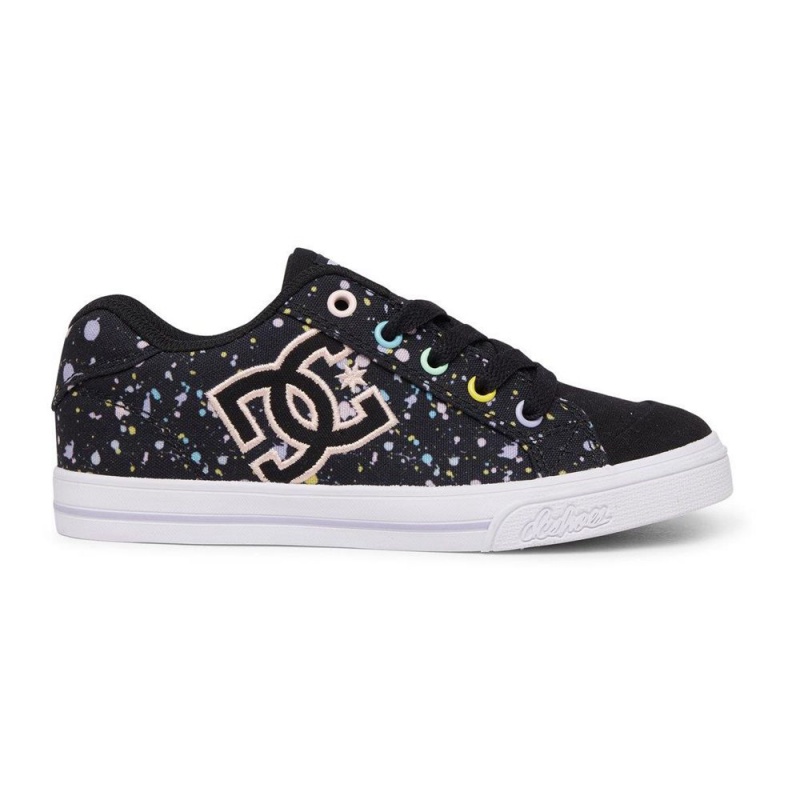 Zapatillas Skate DC Shoes Chelsea Niños Negras Multicolor | UITX-97165