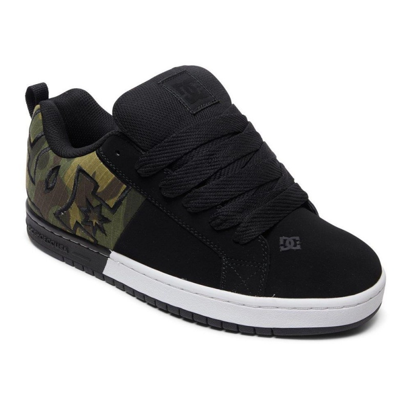 Zapatillas Skate DC Shoes Court Graffik Hombre Negras | TLVU-98725