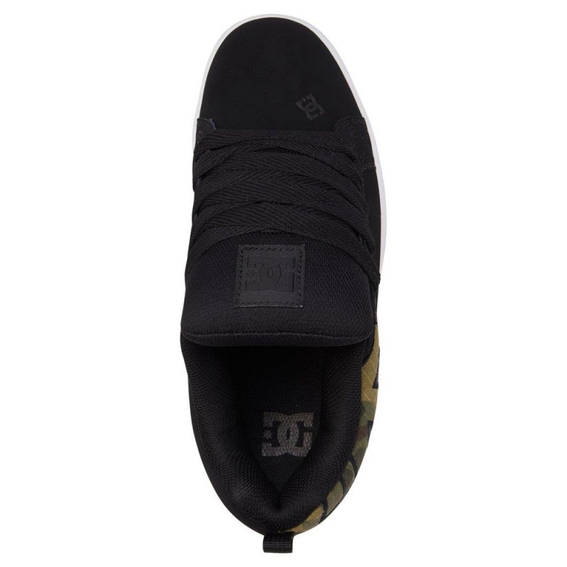 Zapatillas Skate DC Shoes Court Graffik Hombre Negras | TLVU-98725