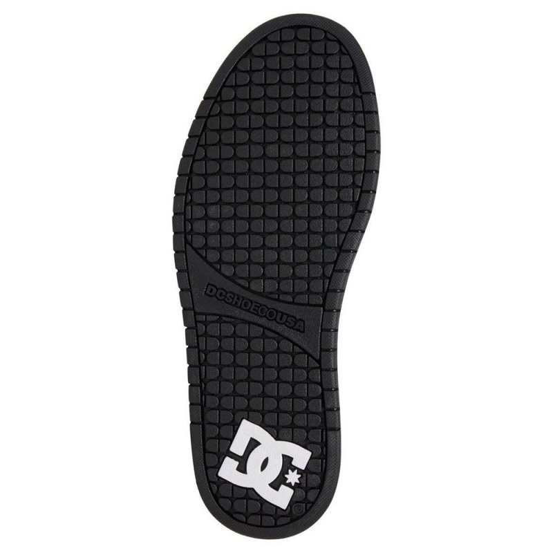 Zapatillas Skate DC Shoes Court Graffik Hombre Blancas Negras | ZLTC-26981