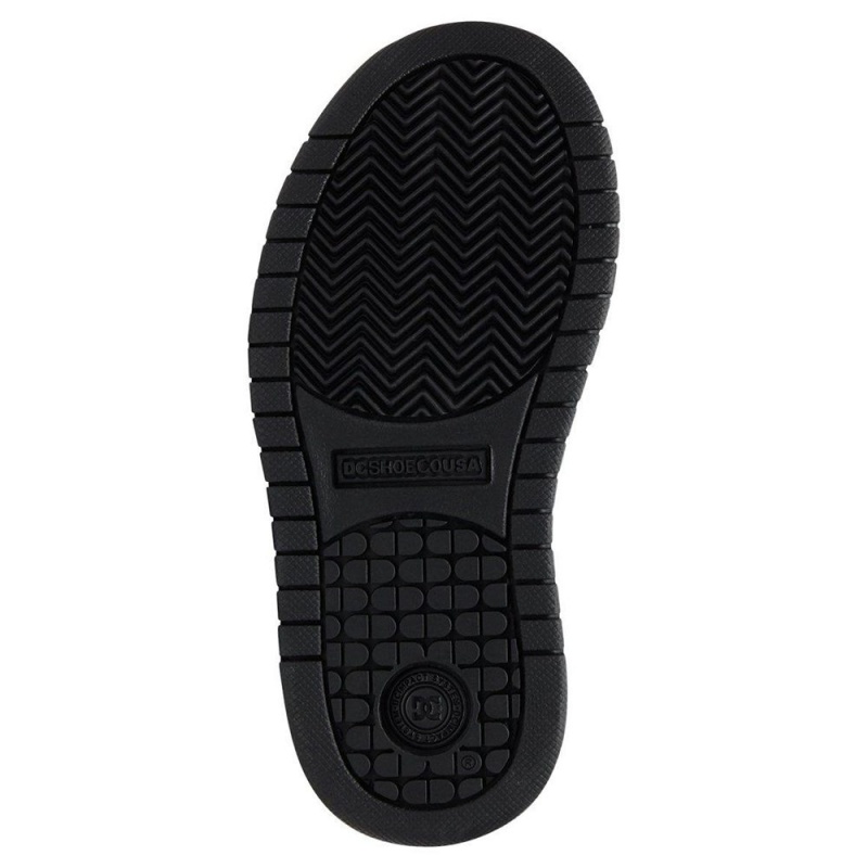 Zapatillas Skate DC Shoes Court Graffik Niños Negras | VJEC-30529