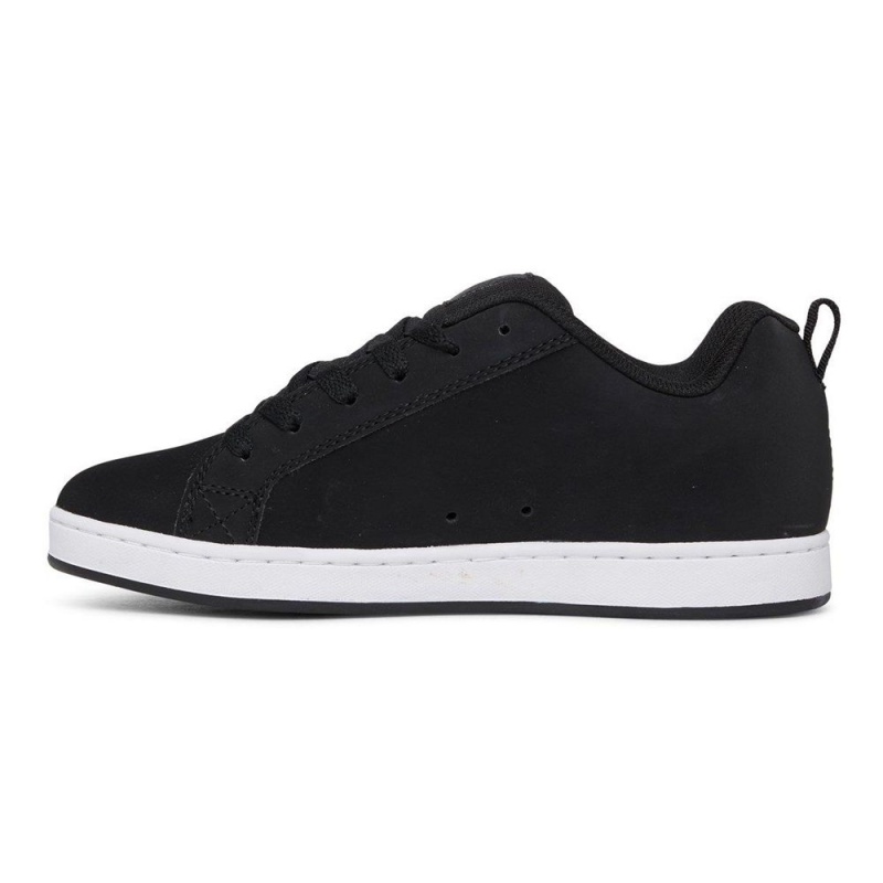 Zapatillas Skate DC Shoes Court Graffik Mujer Negras Leopardo | PUBM-50891