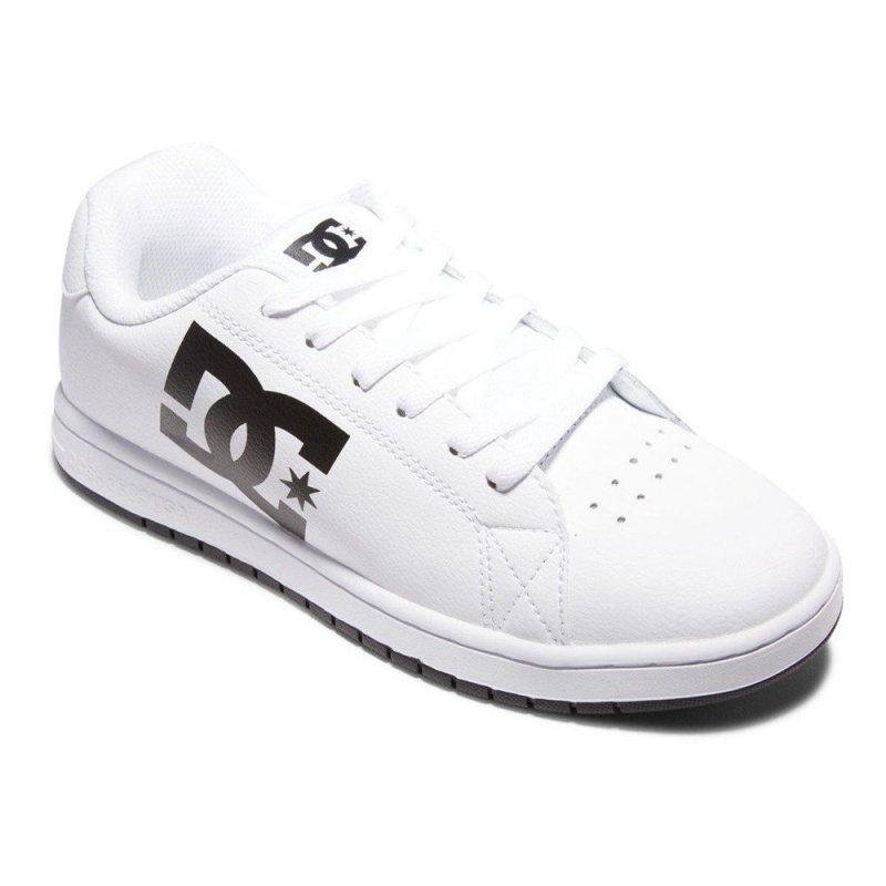 Zapatillas Skate DC Shoes Gaveler Hombre Blancas Negras | LPZD-98213