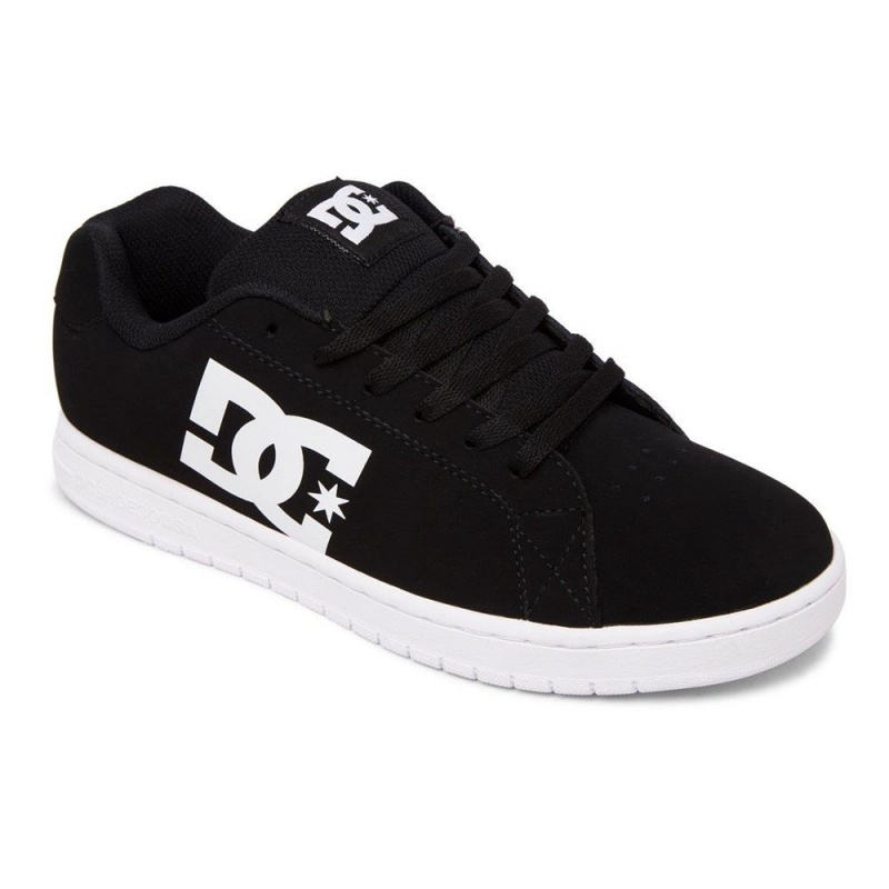 Zapatillas Skate DC Shoes Gaveler Hombre Negras Blancas | KSMR-16845