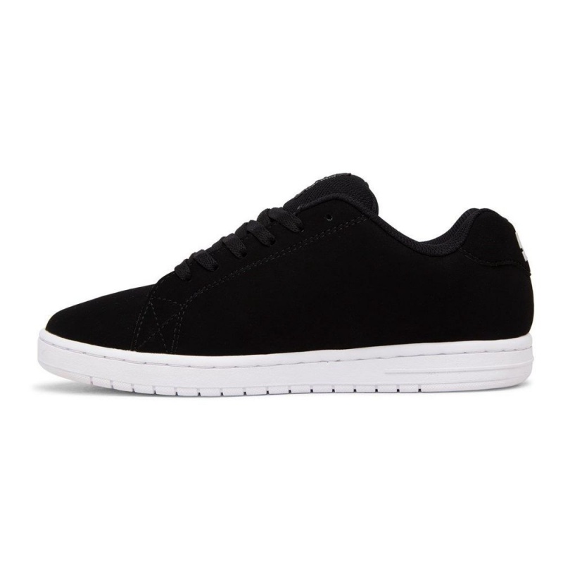 Zapatillas Skate DC Shoes Gaveler Hombre Negras Blancas | KSMR-16845