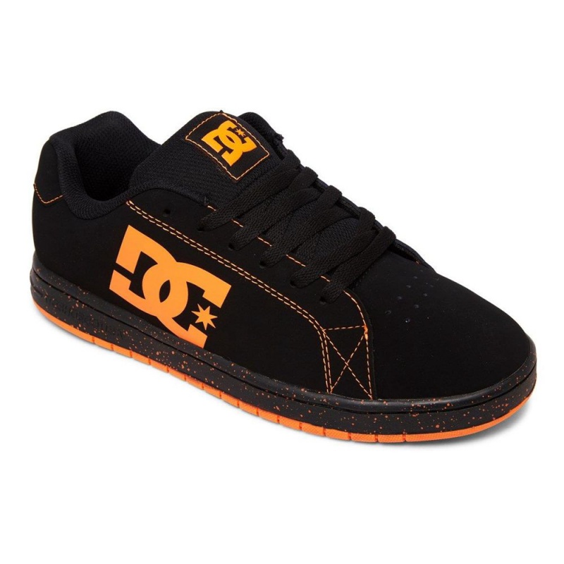 Zapatillas Skate DC Shoes Gaveler Hombre Negras Naranjas | IKEZ-92817