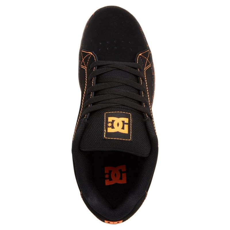 Zapatillas Skate DC Shoes Gaveler Hombre Negras Naranjas | IKEZ-92817