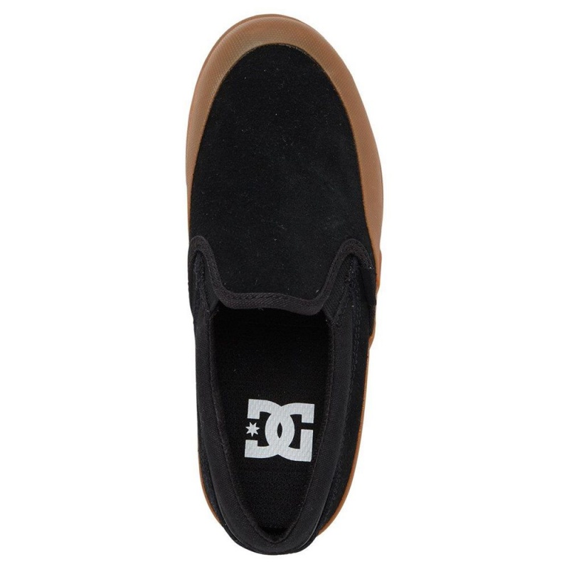 Zapatillas Skate DC Shoes Infinite Niños Negras Marrones | LHZO-64271