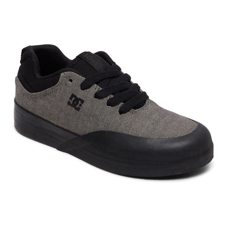 Zapatillas Skate DC Shoes Infinite Niños Gris Negras | PJRG-93187