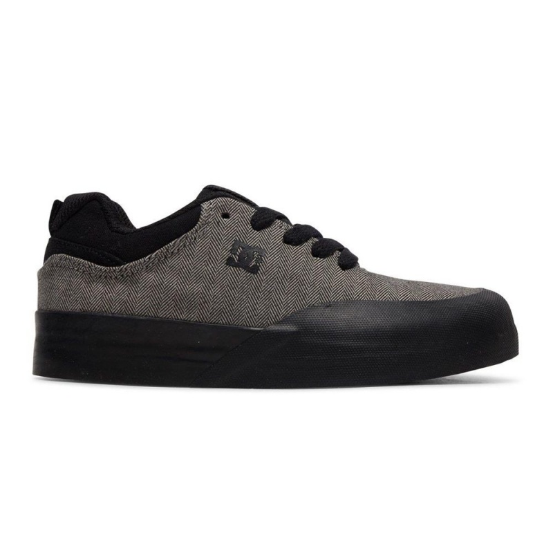 Zapatillas Skate DC Shoes Infinite Niños Gris Negras | PJRG-93187