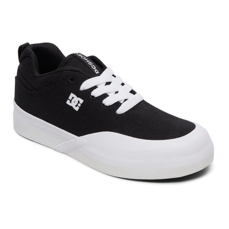 Zapatillas Skate DC Shoes Infinite Niños Negras Blancas | CDLW-57902