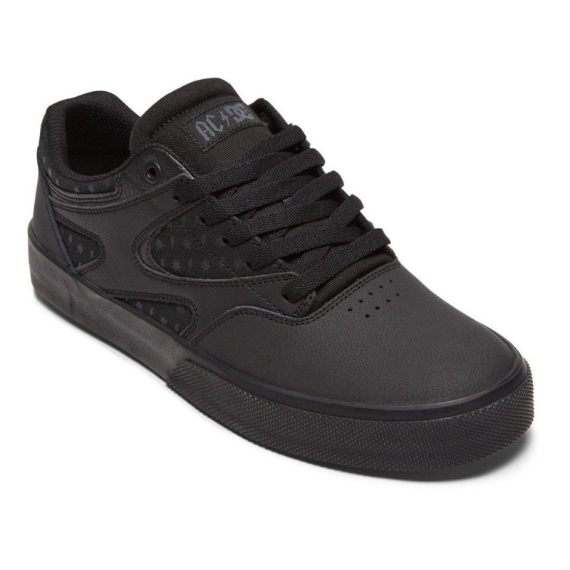 Zapatillas Skate DC Shoes Kalis Vulc Hombre Negras Gris | MAVY-49352