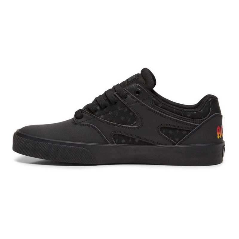 Zapatillas Skate DC Shoes Kalis Vulc Hombre Negras Gris | MAVY-49352