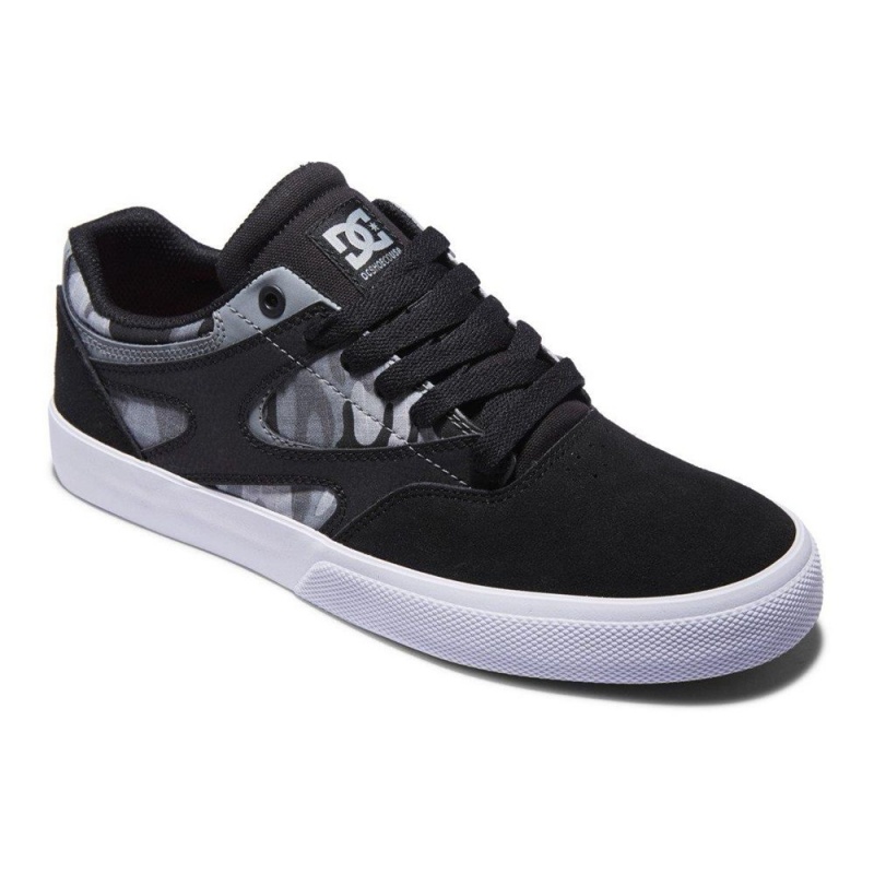 Zapatillas Skate DC Shoes Kalis Vulc Hombre Negras | SHOK-50782