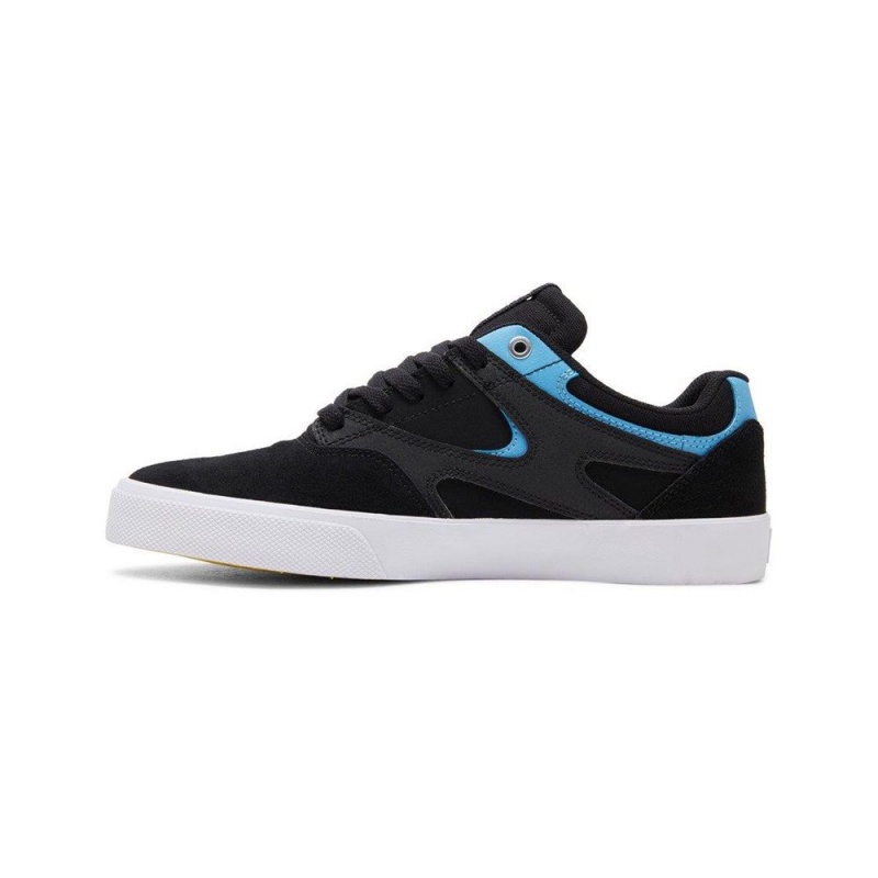 Zapatillas Skate DC Shoes Kalis Vulc Hombre Negras Azules | VCOT-81542