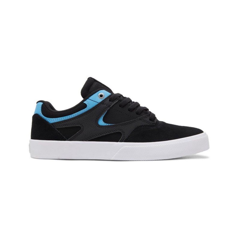 Zapatillas Skate DC Shoes Kalis Vulc Hombre Negras Azules | VCOT-81542