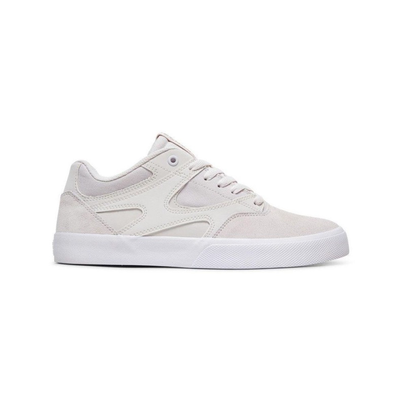 Zapatillas Skate DC Shoes Kalis Vulc Hombre Blancas | FCKW-21089