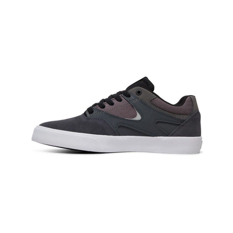 Zapatillas Skate DC Shoes Kalis Vulc Hombre Azul Marino Gris | FNGC-84015