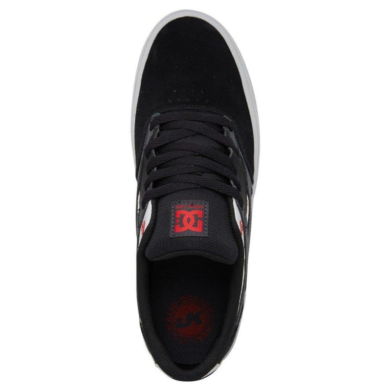 Zapatillas Skate DC Shoes Kalis Vulc Hombre Negras Gris | QBZL-34589