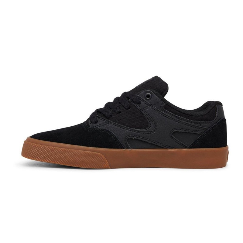 Zapatillas Skate DC Shoes Kalis Vulc Hombre Negras Marrones | PFIN-14765